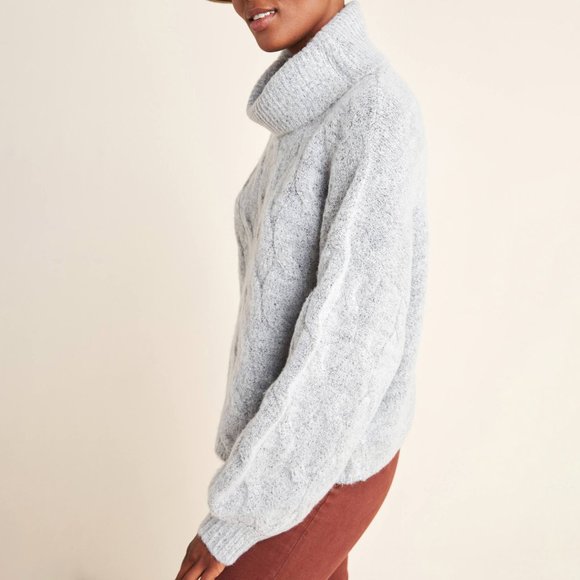 Anthropologie Sweaters - Anthropologie Naya Cable-Knit Turtleneck Sweater